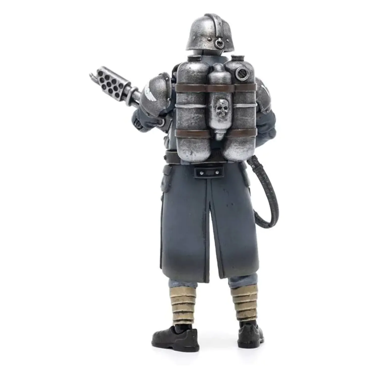 Warhammer 40k 1/18 Death Korps of Krieg Veteran Squad Guardsman with Flamer akciófigura 10 cm termékfotó