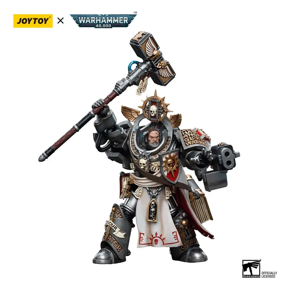 Warhammer 40k 1/18 Grey Knights Grand Master Voldus akciófigura 12 cm termékfotó