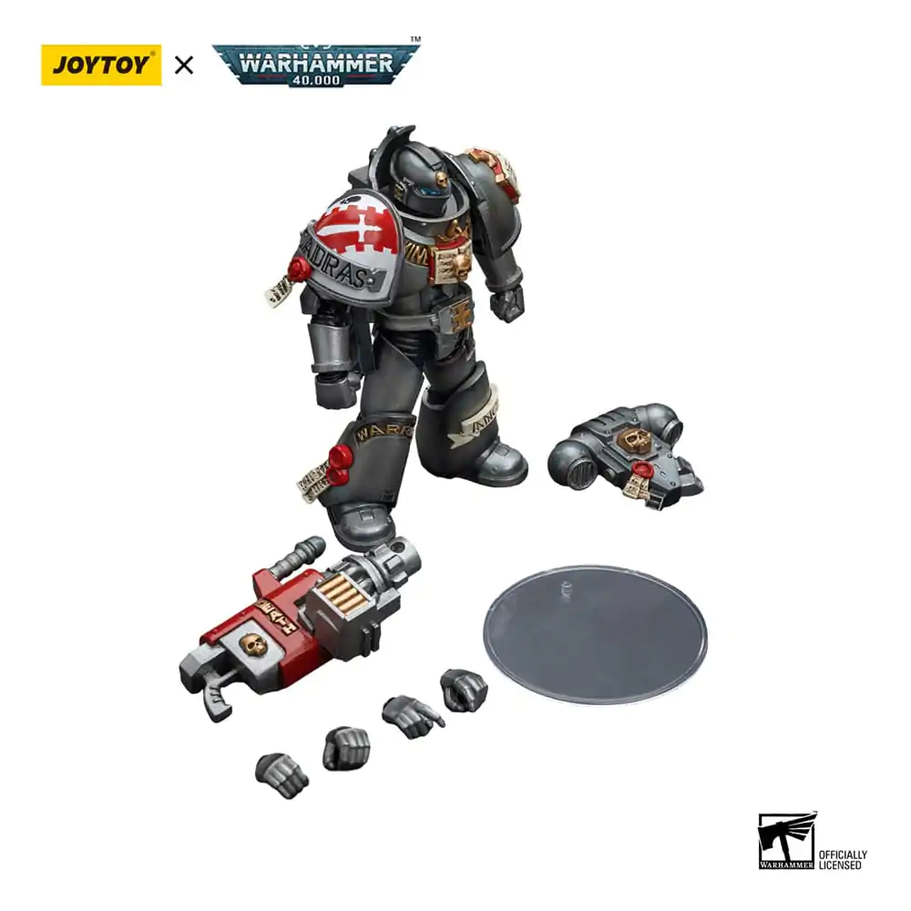 Warhammer 40k 1/18 Grey Knights Strike Squad Grey Knight with Psycannon akciófigura 12 cm termékfotó