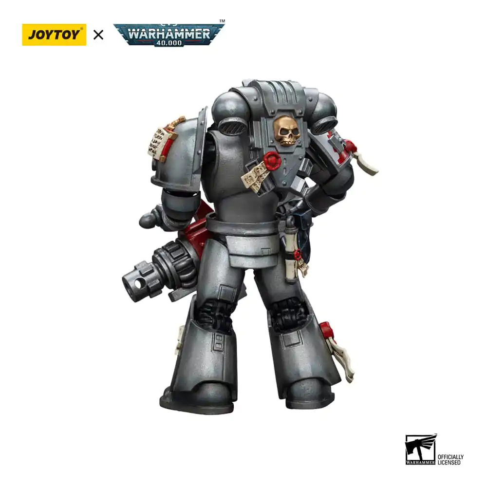 Warhammer 40k 1/18 Grey Knights Strike Squad Grey Knight with Psycannon akciófigura 12 cm termékfotó