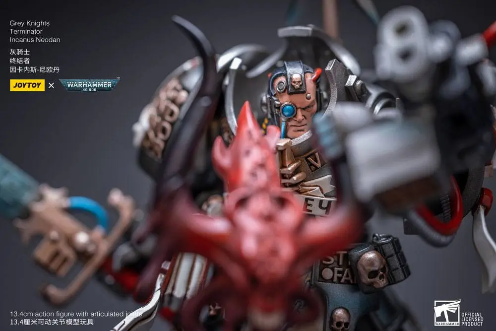 Warhammer 40k 1/18 Grey Knights Terminator Incanus Neodan akciófigura 13 cm termékfotó