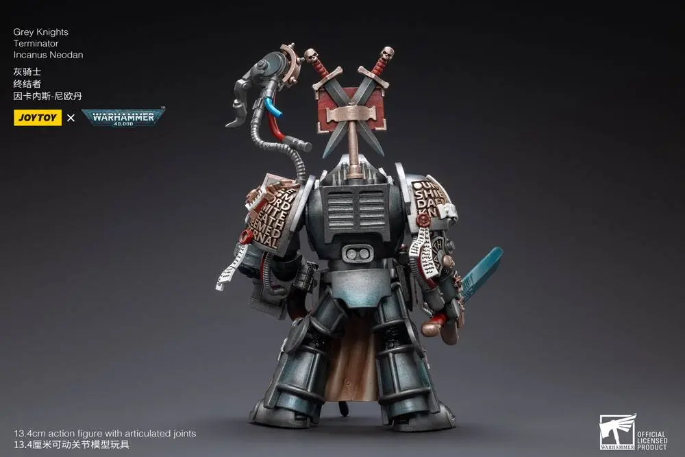 Warhammer 40k 1/18 Grey Knights Terminator Incanus Neodan akciófigura 13 cm termékfotó