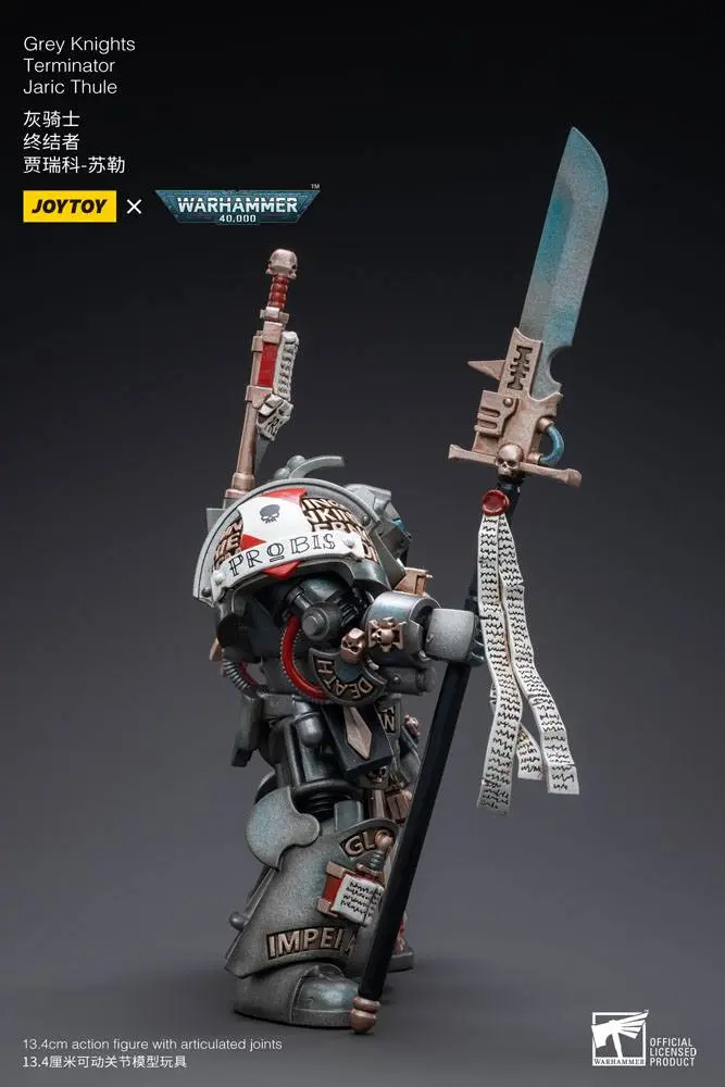 Warhammer 40k 1/18 Grey Knights Terminator Jaric Thule akciófigura 13 cm termékfotó