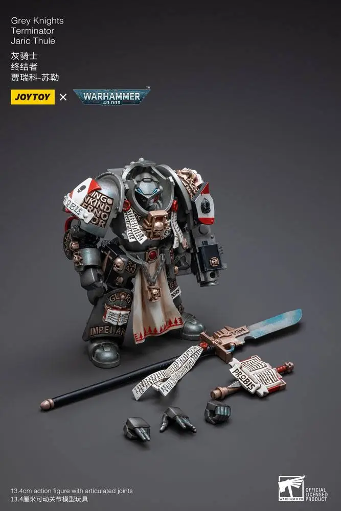 Warhammer 40k 1/18 Grey Knights Terminator Jaric Thule akciófigura 13 cm termékfotó