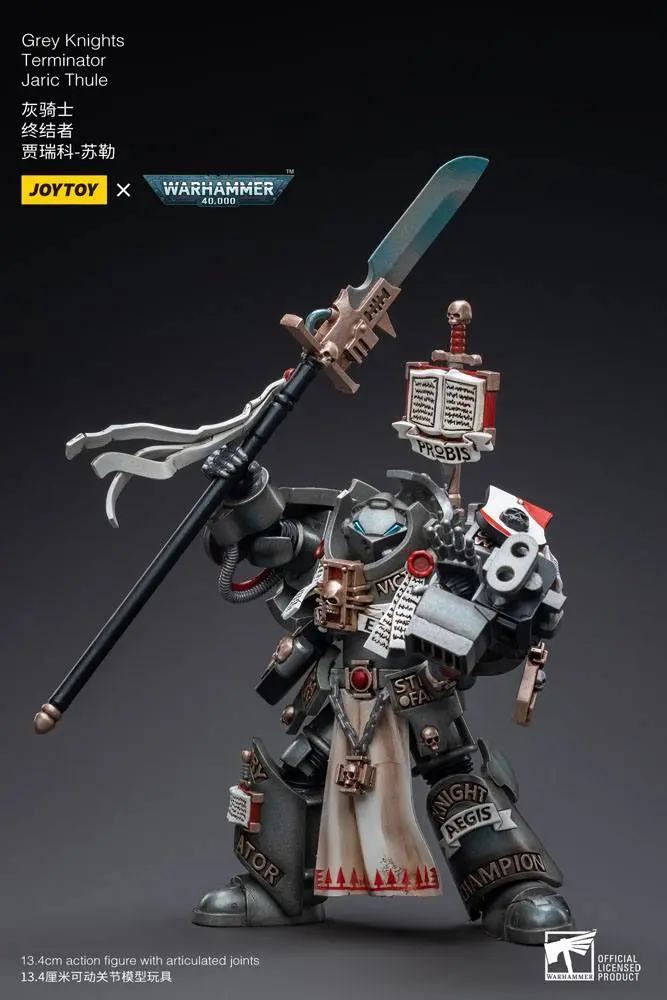 Warhammer 40k 1/18 Grey Knights Terminator Jaric Thule akciófigura 13 cm termékfotó