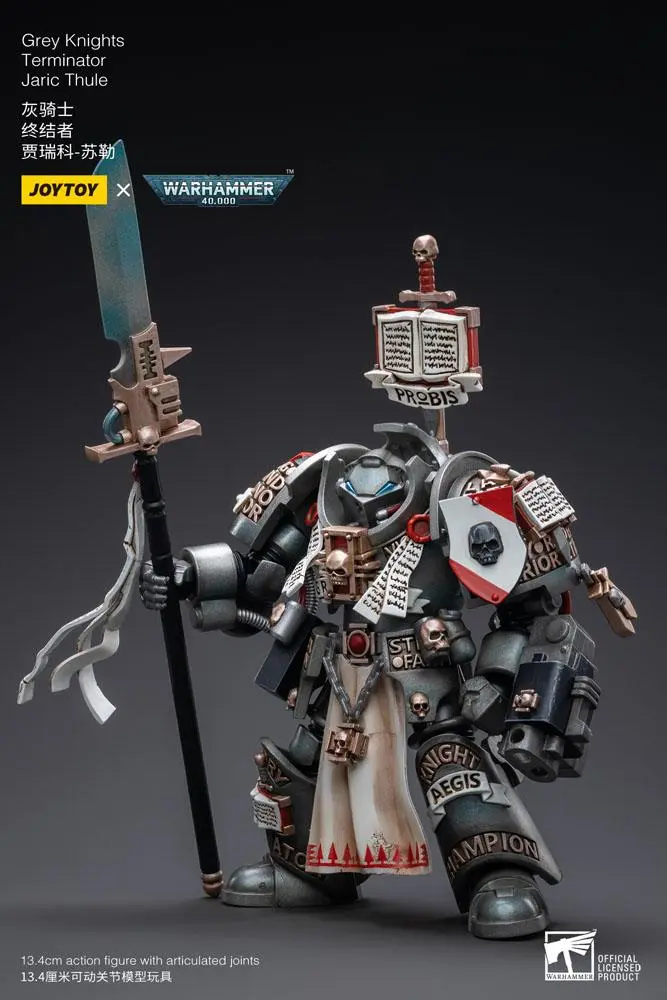 Warhammer 40k 1/18 Grey Knights Terminator Jaric Thule akciófigura 13 cm termékfotó