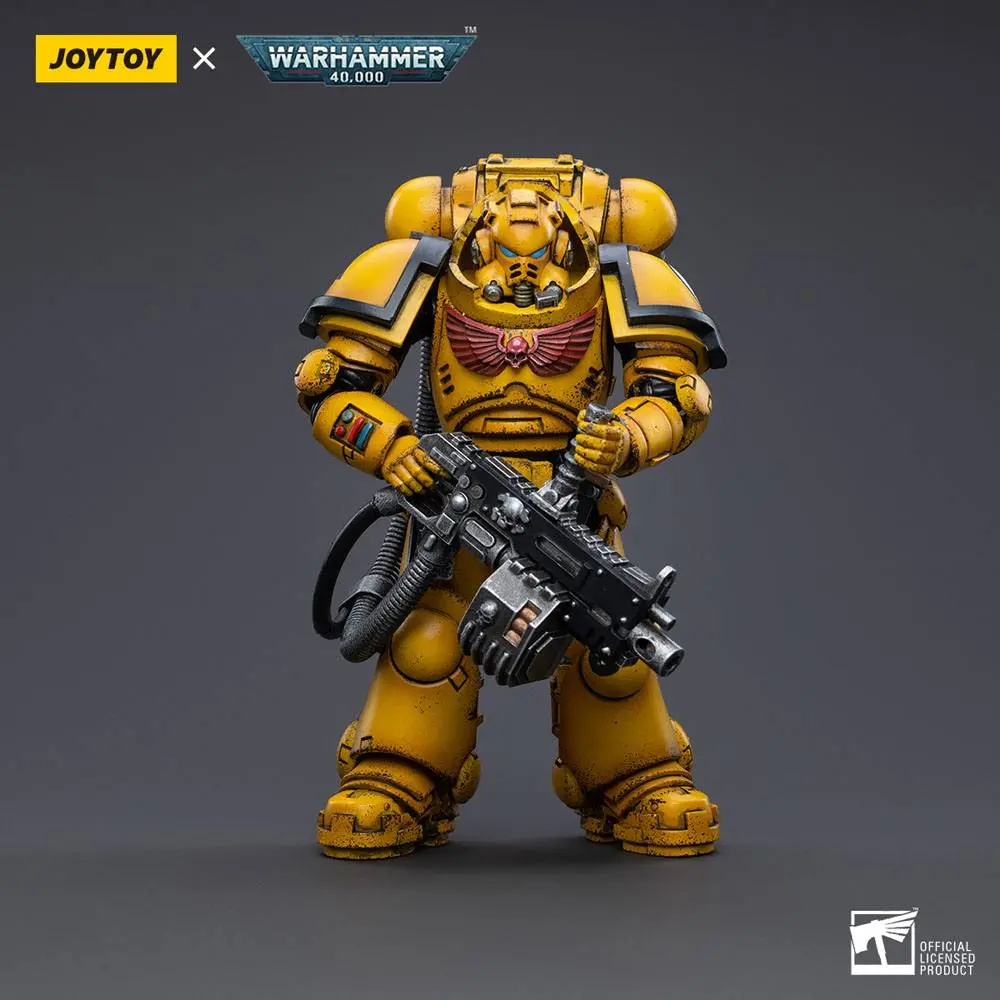 Warhammer 40k 1/18 Imperial Fists Heavy Intercessors 01 akciófigura 13 cm termékfotó