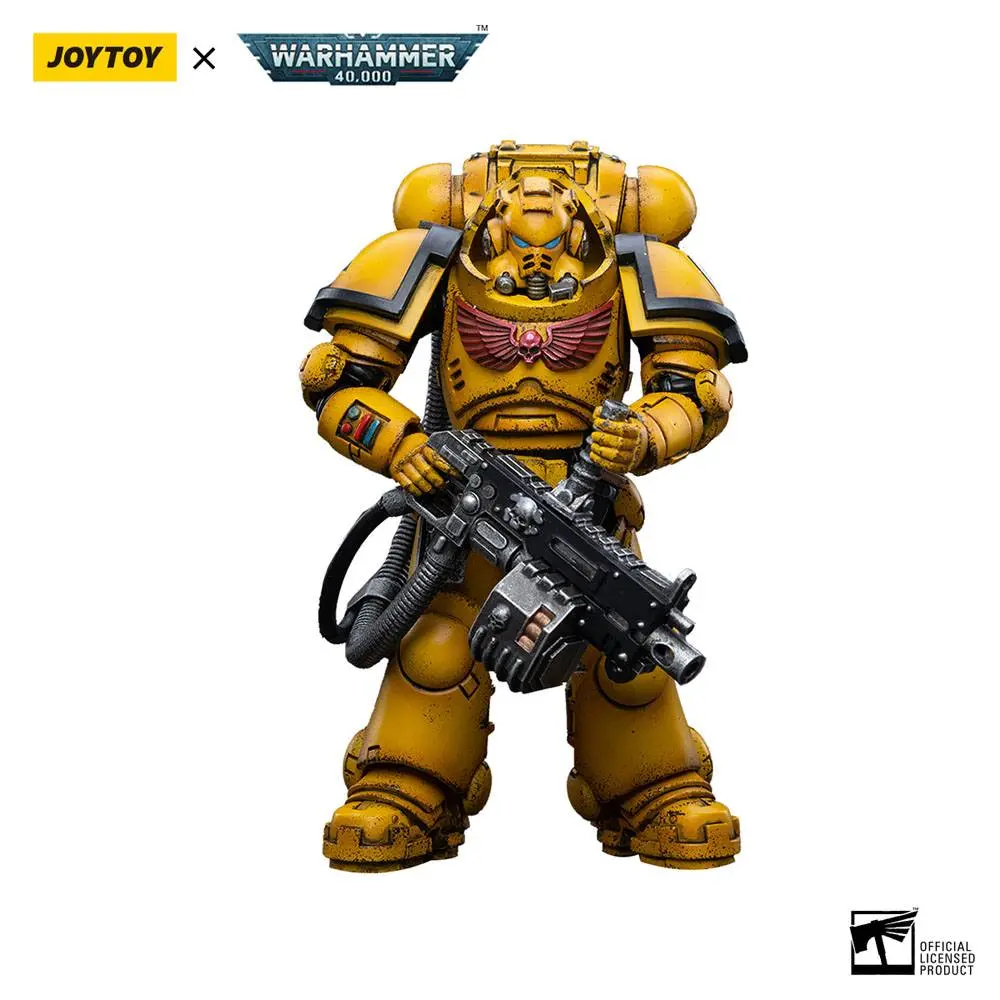 Warhammer 40k 1/18 Imperial Fists Heavy Intercessors 01 akciófigura 13 cm termékfotó