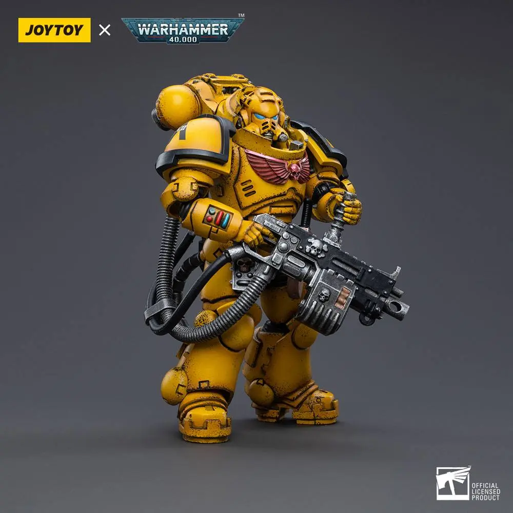 Warhammer 40k 1/18 Imperial Fists Heavy Intercessors 01 akciófigura 13 cm termékfotó