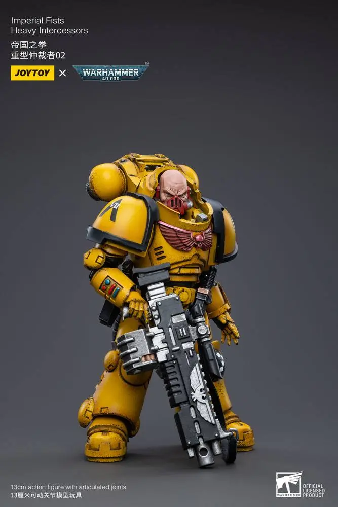 Warhammer 40k 1/18 Imperial Fists Heavy Intercessors 02 akciófigura 13 cm termékfotó