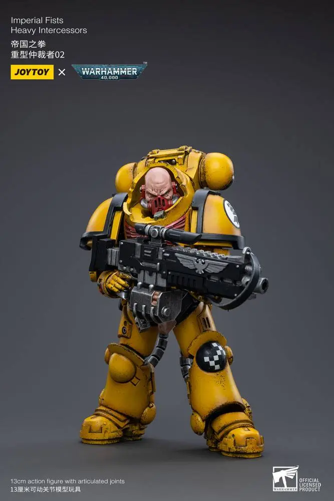 Warhammer 40k 1/18 Imperial Fists Heavy Intercessors 02 akciófigura 13 cm termékfotó