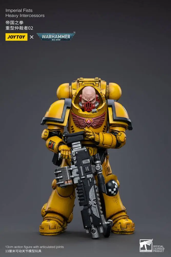 Warhammer 40k 1/18 Imperial Fists Heavy Intercessors 02 akciófigura 13 cm termékfotó