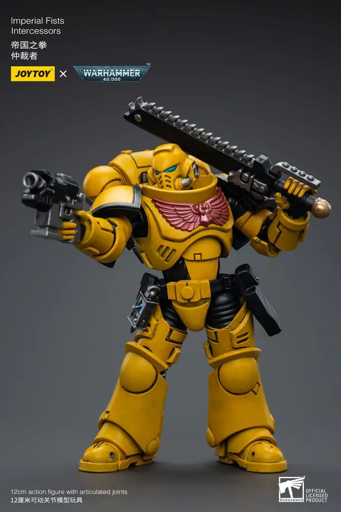 Warhammer 40k 1/18 Imperial Fists Intercessors akciófigura 12 cm termékfotó