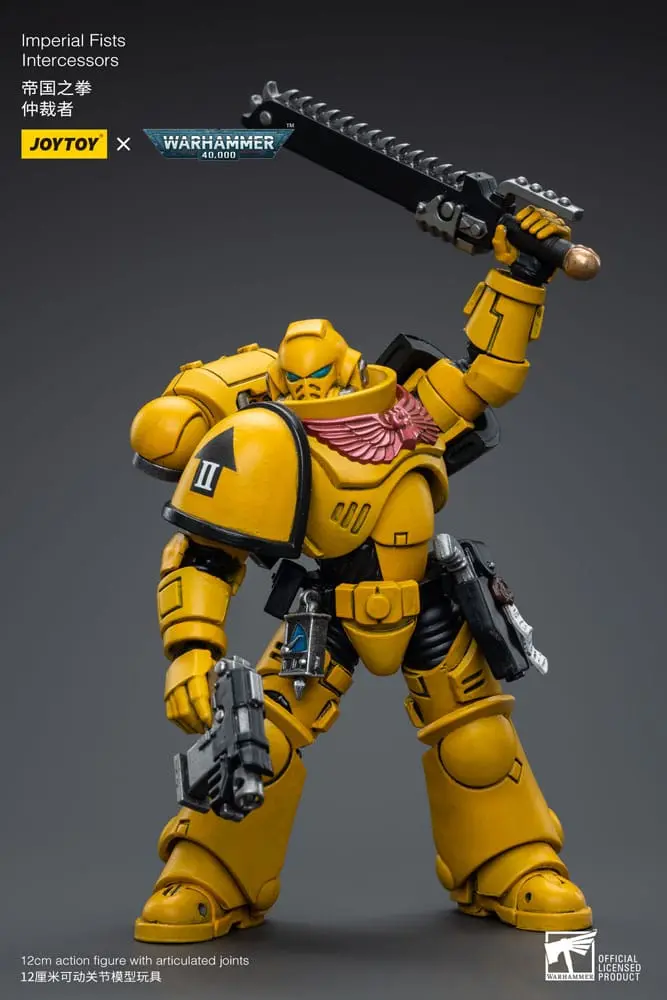 Warhammer 40k 1/18 Imperial Fists Intercessors akciófigura 12 cm termékfotó