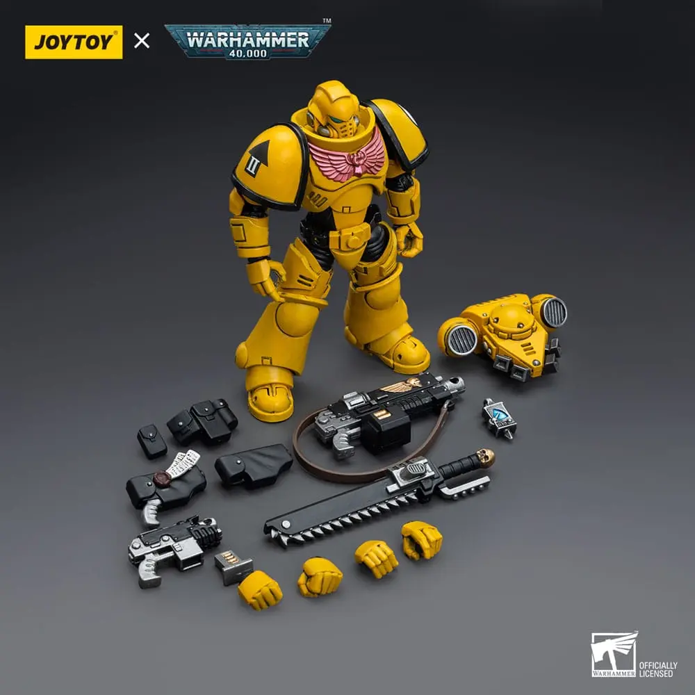 Warhammer 40k 1/18 Imperial Fists Intercessors akciófigura 12 cm termékfotó