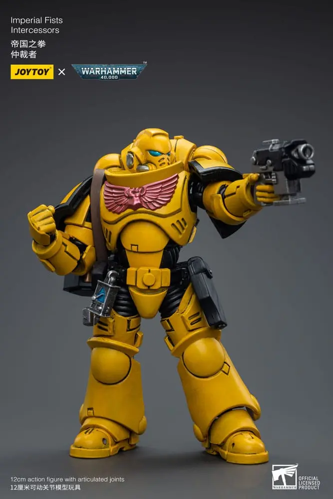 Warhammer 40k 1/18 Imperial Fists Intercessors akciófigura 12 cm termékfotó