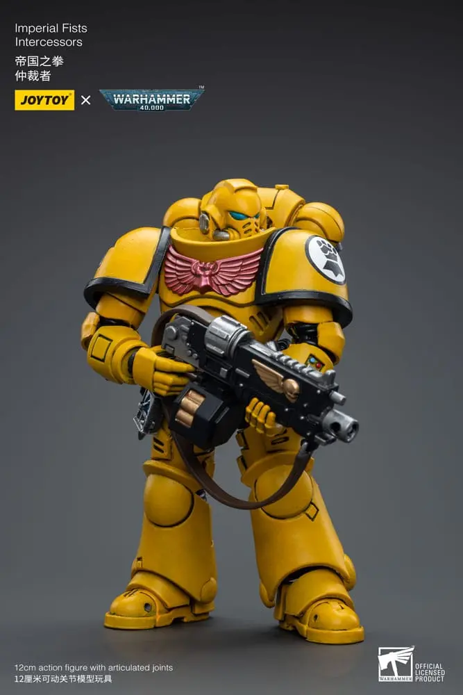 Warhammer 40k 1/18 Imperial Fists Intercessors akciófigura 12 cm termékfotó