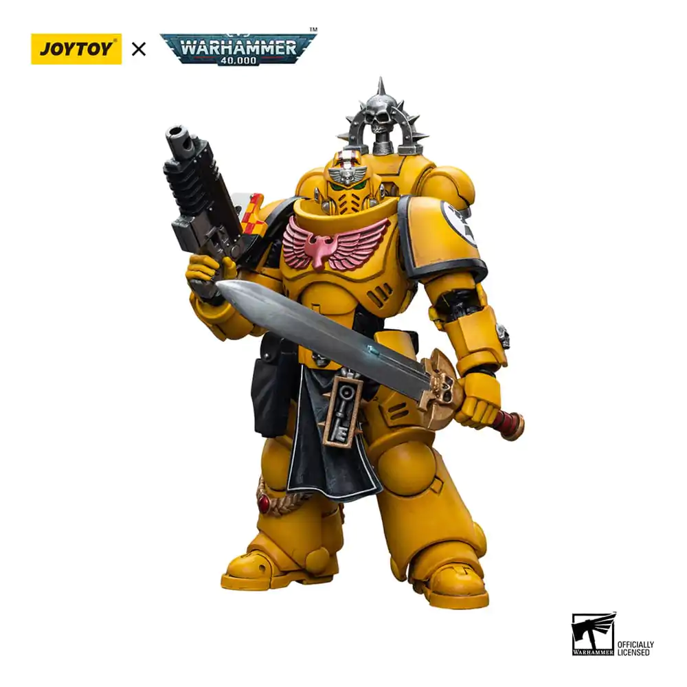 Warhammer 40k 1/18 Imperial Fists Lieutenant with Power Sword akciófigura 12 cm termékfotó