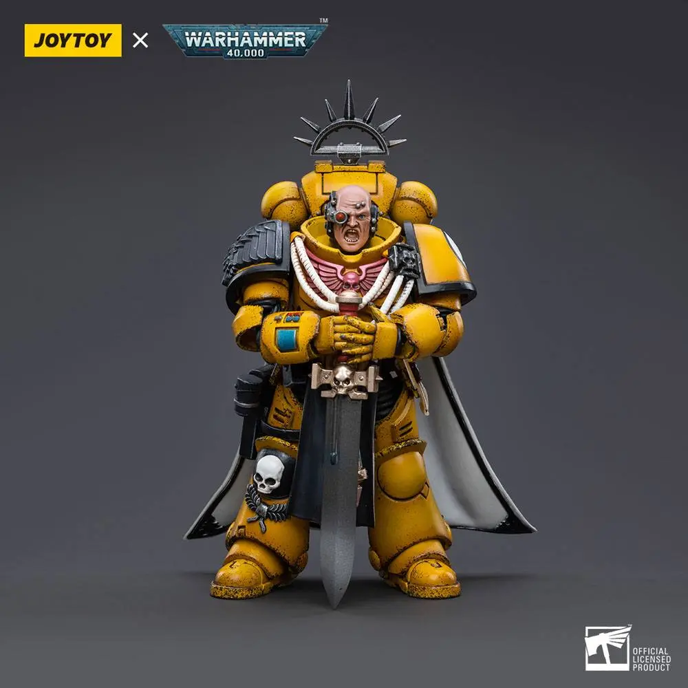 Warhammer 40k 1/18 Imperial Fists Primaris Captain akciófigura 12 cm termékfotó