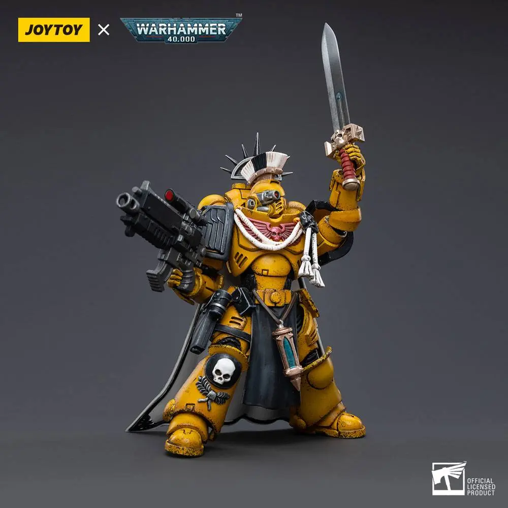 Warhammer 40k 1/18 Imperial Fists Primaris Captain akciófigura 12 cm termékfotó