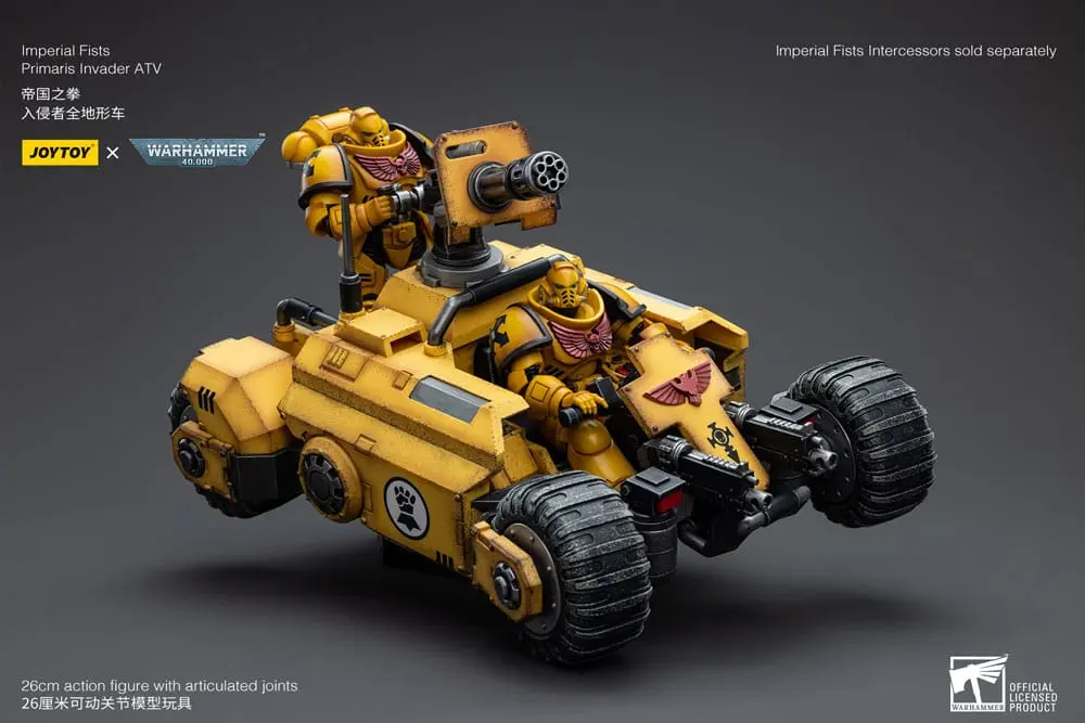 Warhammer 40k 1/18 Imperial Fists Primaris Invader ATV jármű 26 cm termékfotó