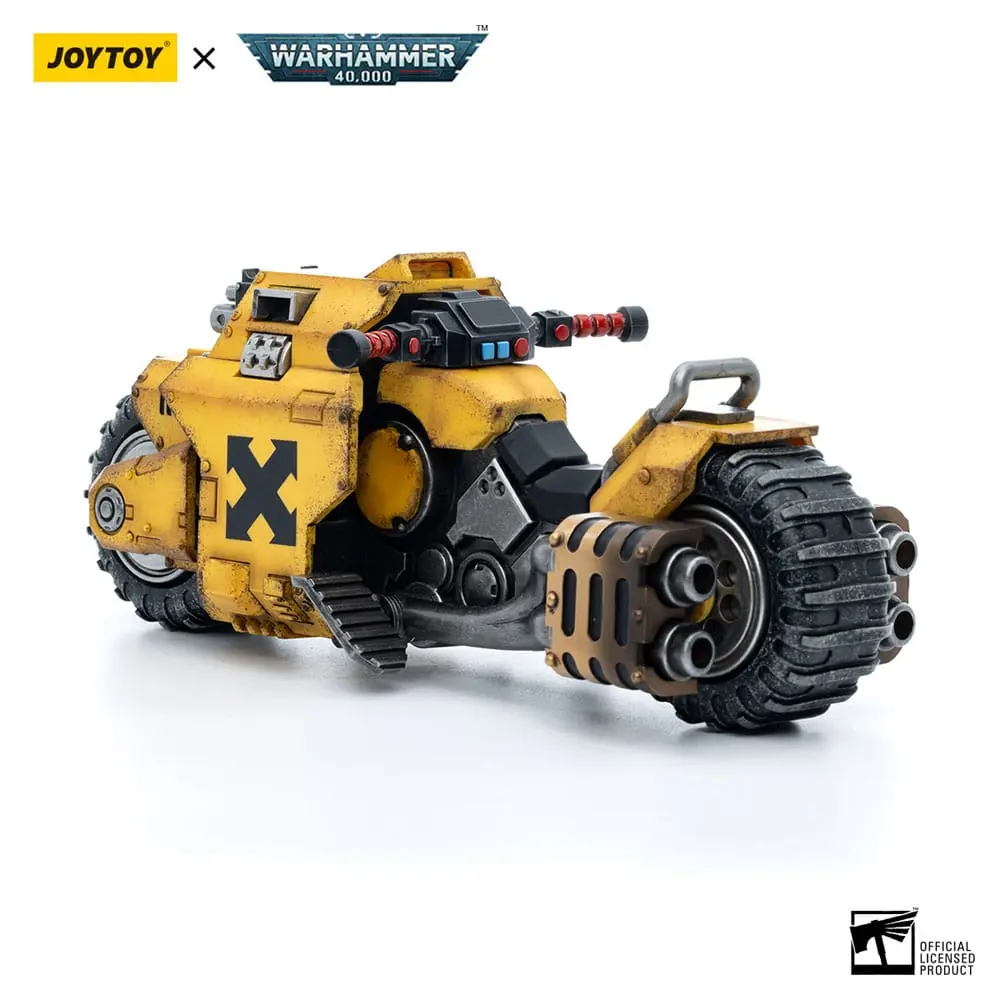 Warhammer 40k 1/18 Imperial Fists Raider-pattern Combat Bike jármű 22 cm termékfotó