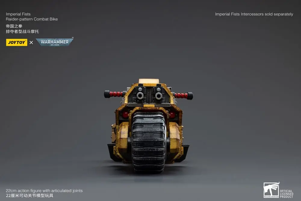 Warhammer 40k 1/18 Imperial Fists Raider-pattern Combat Bike jármű 22 cm termékfotó