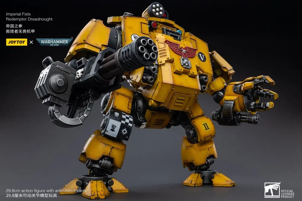 Warhammer 40k 1/18 Imperial Fists Redemptor Dreadnought akciófigura 30 cm termékfotó