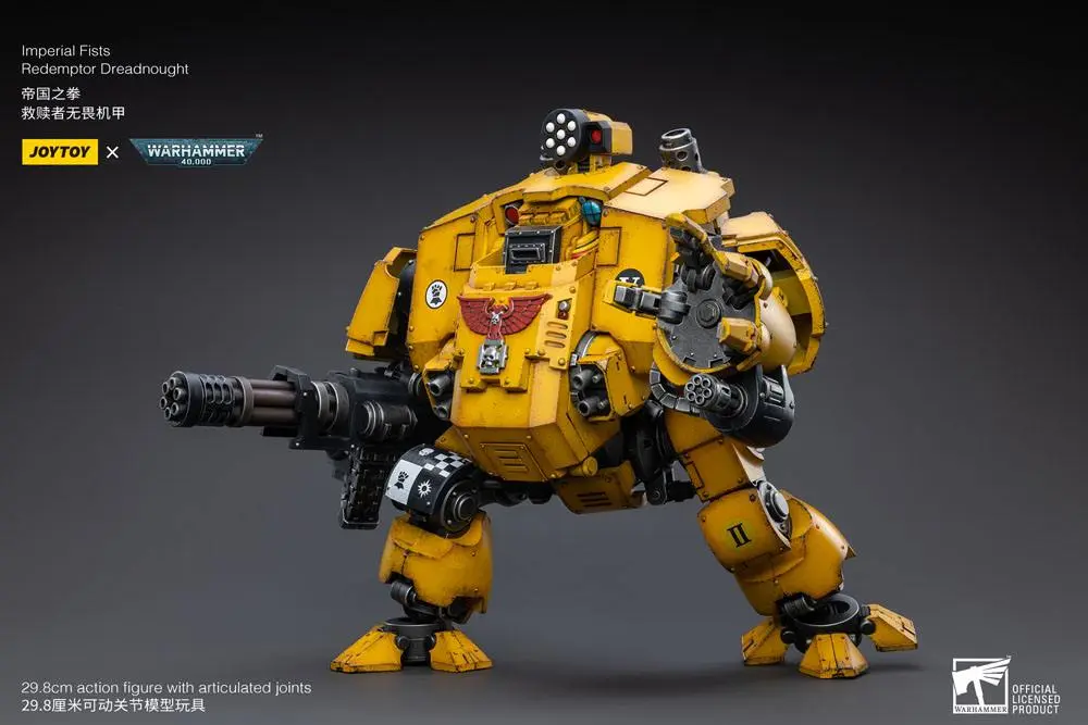 Warhammer 40k 1/18 Imperial Fists Redemptor Dreadnought akciófigura 30 cm termékfotó
