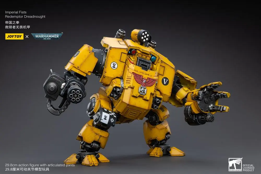 Warhammer 40k 1/18 Imperial Fists Redemptor Dreadnought akciófigura 30 cm termékfotó