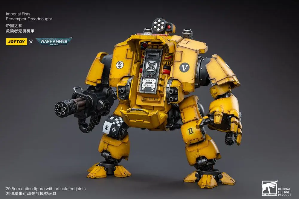 Warhammer 40k 1/18 Imperial Fists Redemptor Dreadnought akciófigura 30 cm termékfotó