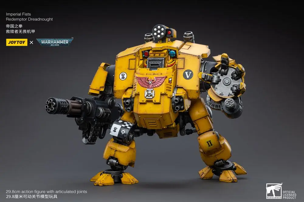 Warhammer 40k 1/18 Imperial Fists Redemptor Dreadnought akciófigura 30 cm termékfotó