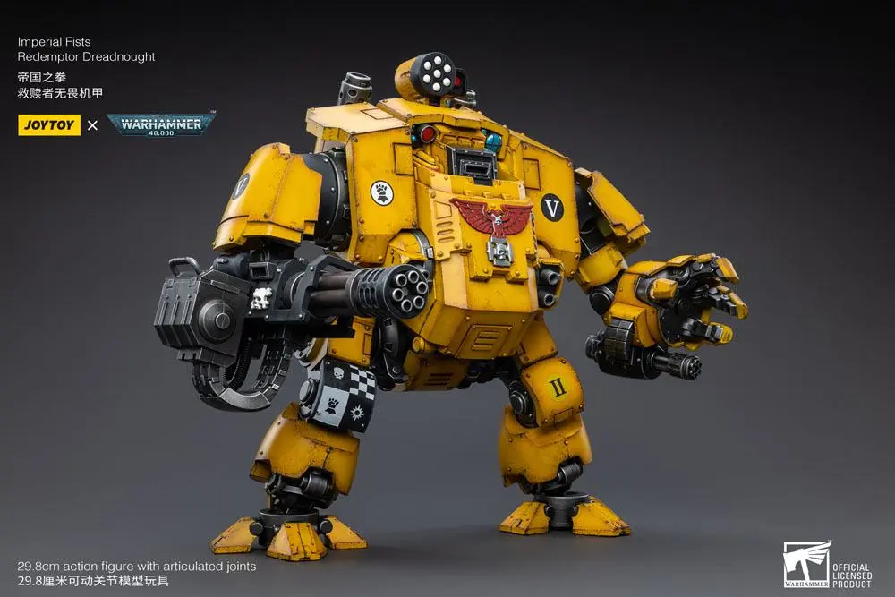 Warhammer 40k 1/18 Imperial Fists Redemptor Dreadnought akciófigura 30 cm termékfotó