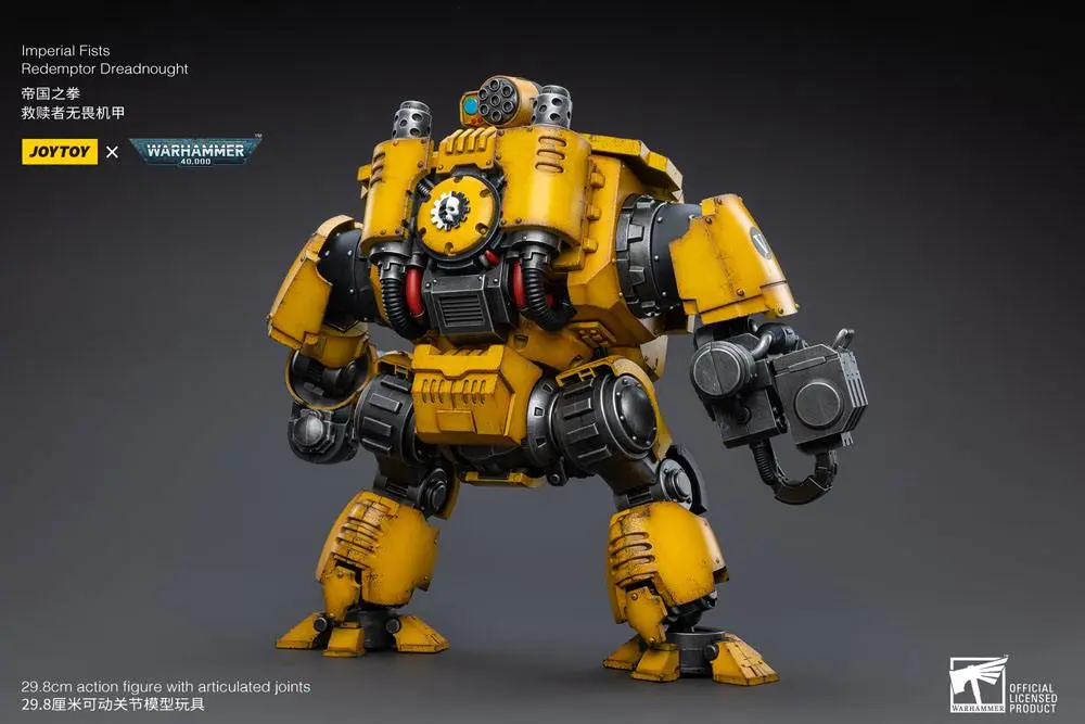 Warhammer 40k 1/18 Imperial Fists Redemptor Dreadnought akciófigura 30 cm termékfotó