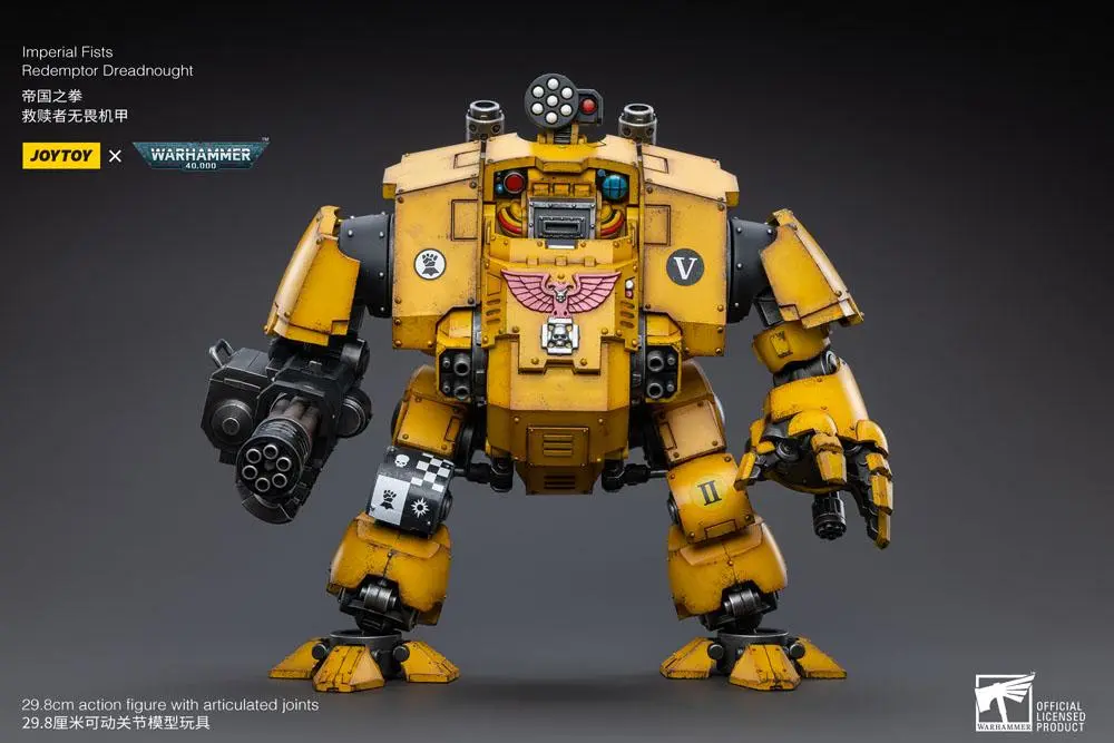Warhammer 40k 1/18 Imperial Fists Redemptor Dreadnought akciófigura 30 cm termékfotó