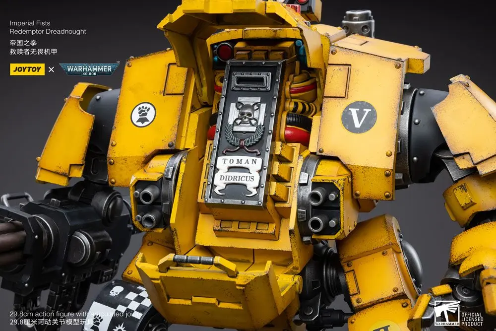 Warhammer 40k 1/18 Imperial Fists Redemptor Dreadnought akciófigura 30 cm termékfotó