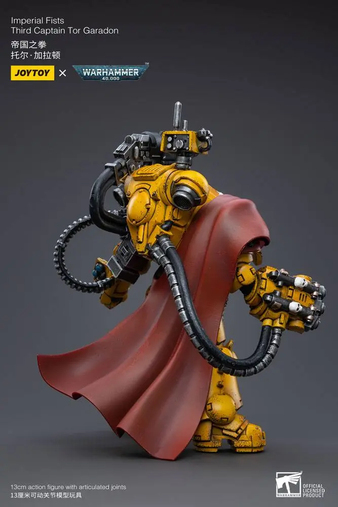 Warhammer 40k 1/18 Imperial Fists Third Captain Tor Garadon akciófigura 13 cm termékfotó