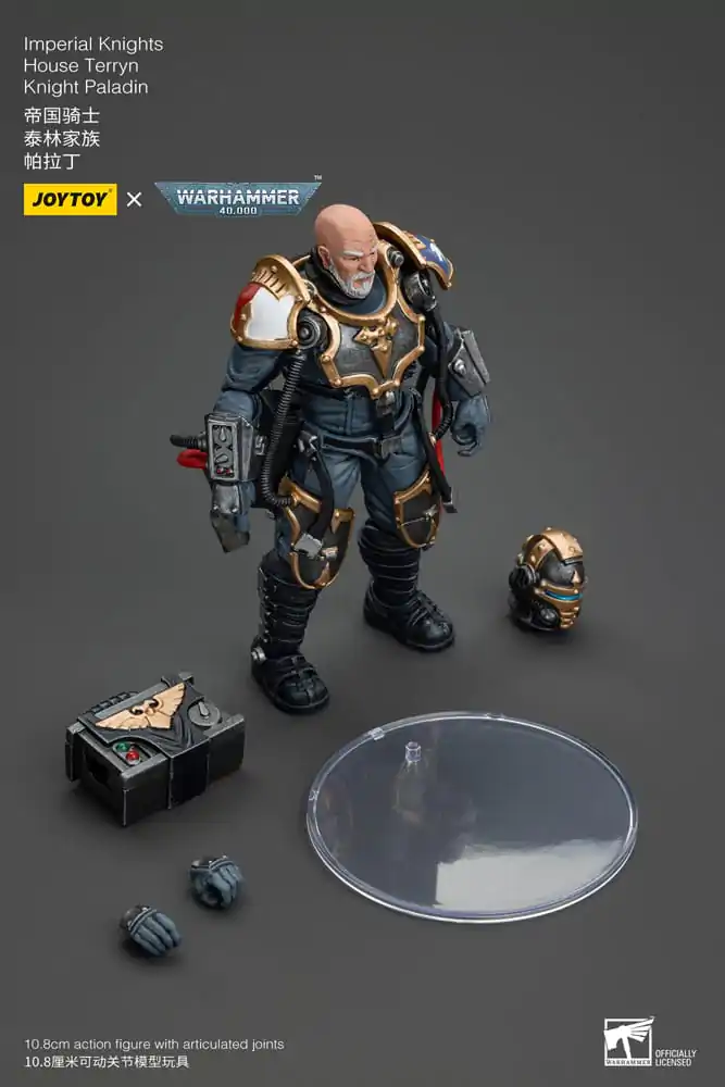 Warhammer 40k 1/18 Imperial Knights House Terryn Knight Paladin akciófigura 54 cm termékfotó