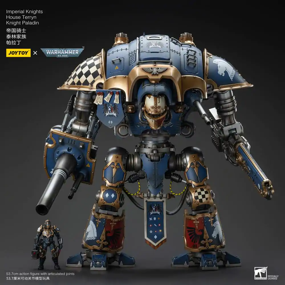 Warhammer 40k 1/18 Imperial Knights House Terryn Knight Paladin akciófigura 54 cm termékfotó