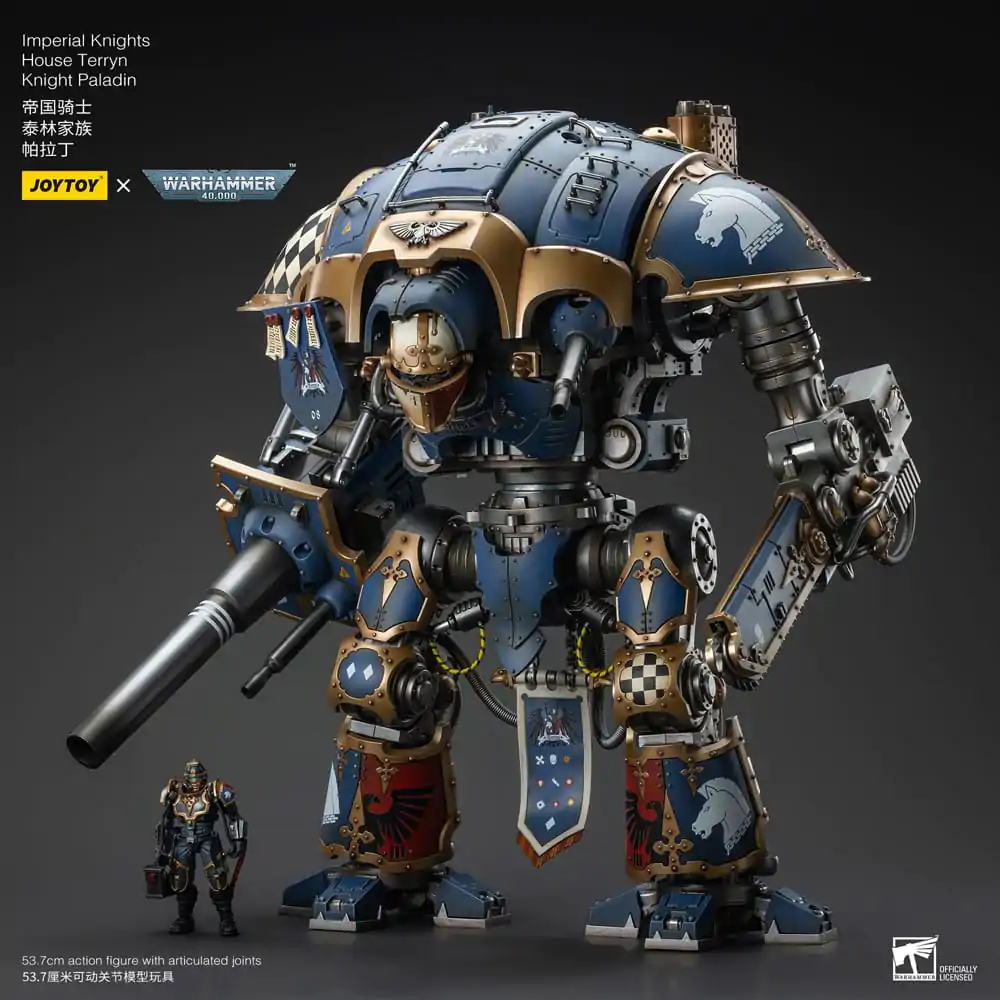 Warhammer 40k 1/18 Imperial Knights House Terryn Knight Paladin akciófigura 54 cm termékfotó