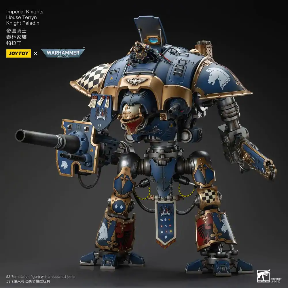 Warhammer 40k 1/18 Imperial Knights House Terryn Knight Paladin akciófigura 54 cm termékfotó