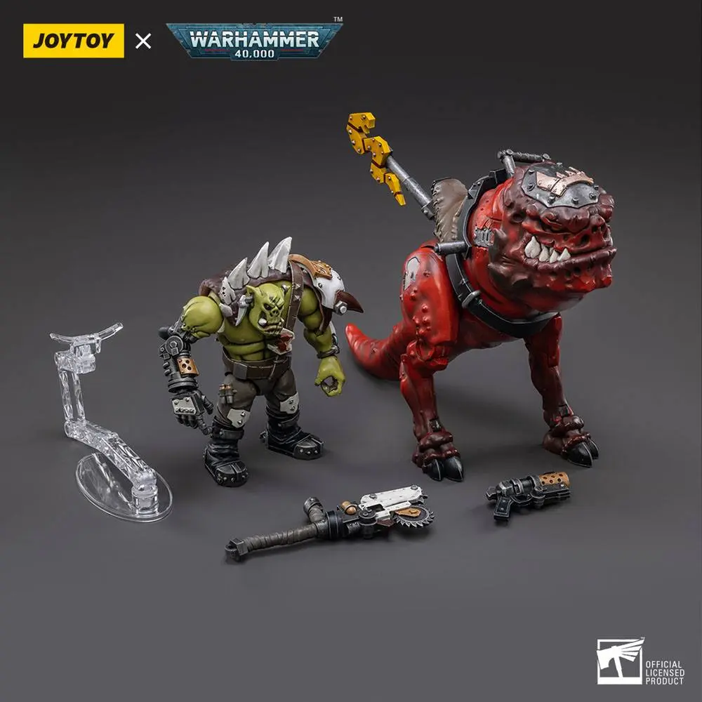 Warhammer 40k 1/18 Orks Squighog Nob On Smasha Squig akciófigura termékfotó