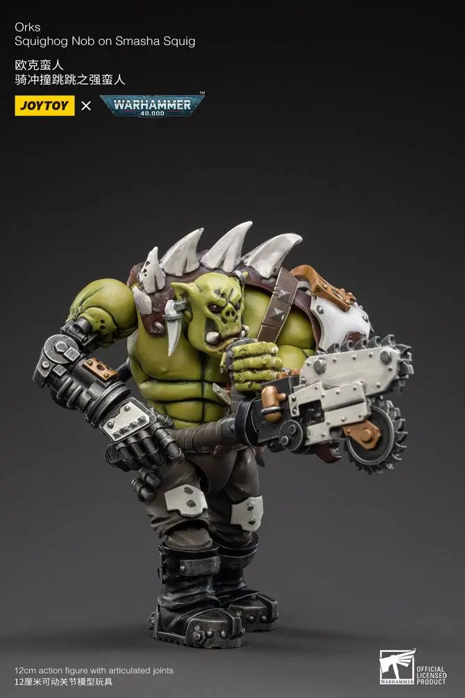 Warhammer 40k 1/18 Orks Squighog Nob On Smasha Squig akciófigura termékfotó