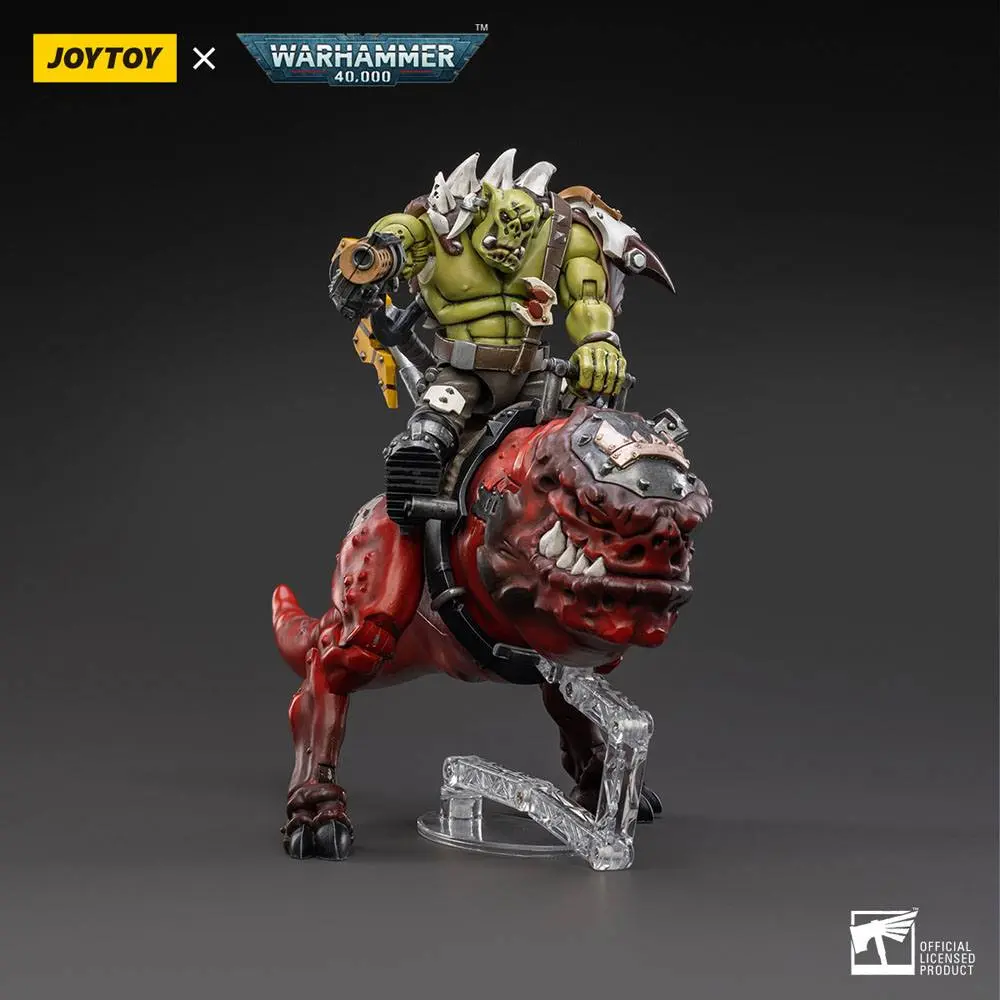 Warhammer 40k 1/18 Orks Squighog Nob On Smasha Squig akciófigura termékfotó