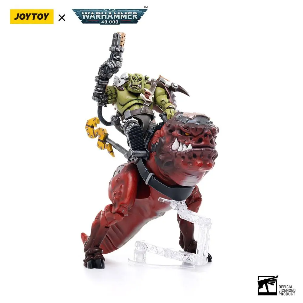Warhammer 40k 1/18 Orks Squighog Nob On Smasha Squig akciófigura termékfotó
