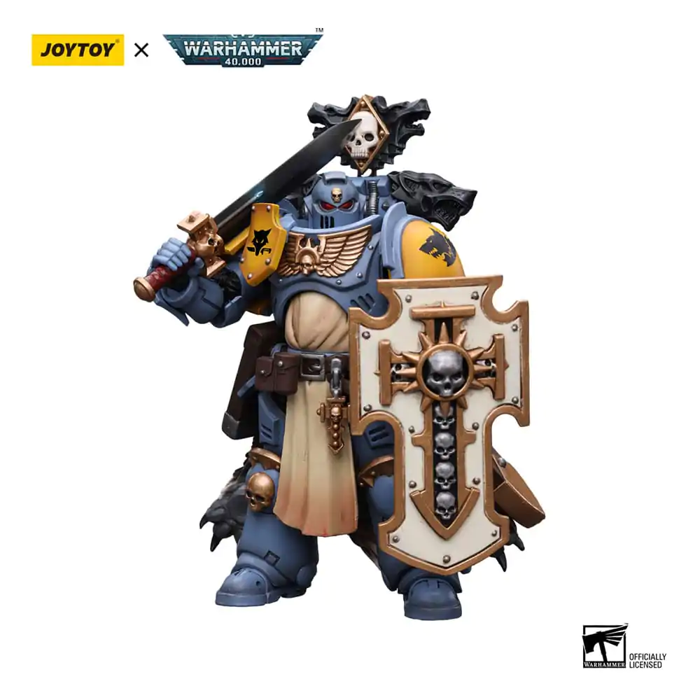 Warhammer 40k 1/18 Primaris Space Marines Space Wolves Bladeguard Veteran akciófigura 12 cm termékfotó
