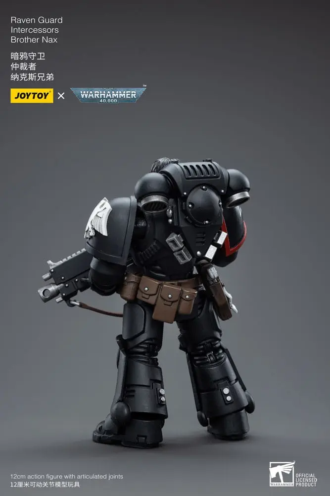 Warhammer 40k 1/18 Raven Guard Intercessors Brother Nax akciófigura 12 cm termékfotó