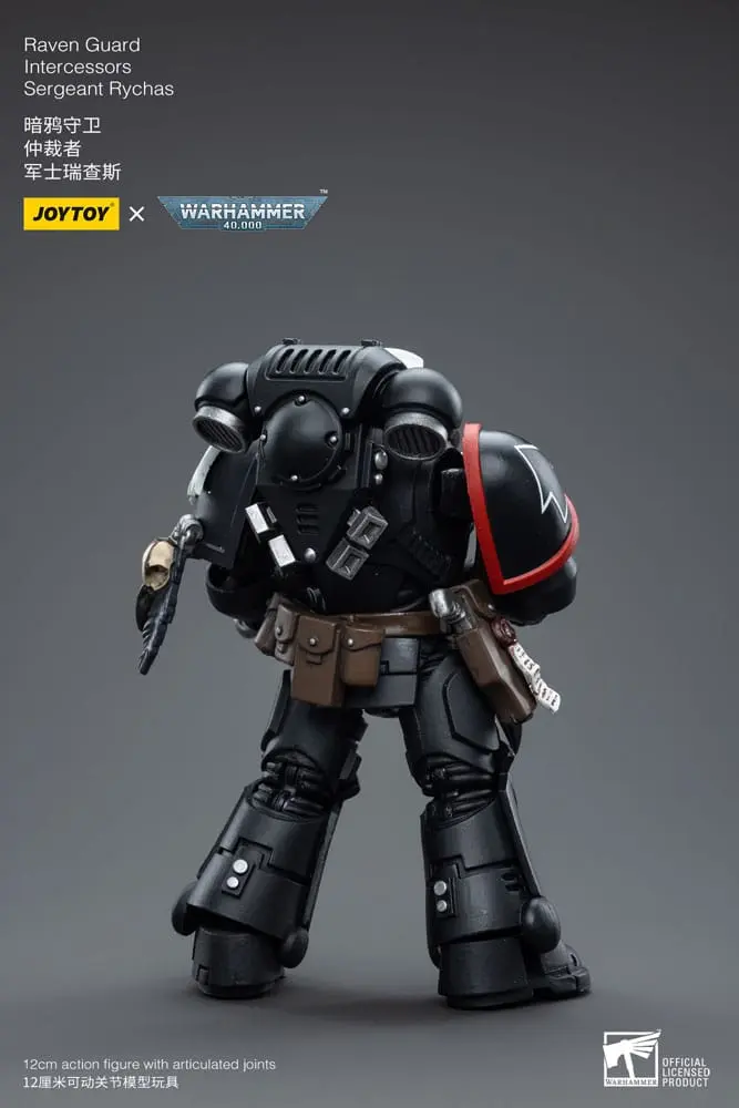 Warhammer 40k 1/18 Raven Guard Intercessors Sergeant Rychas akciófigura 12 cm termékfotó