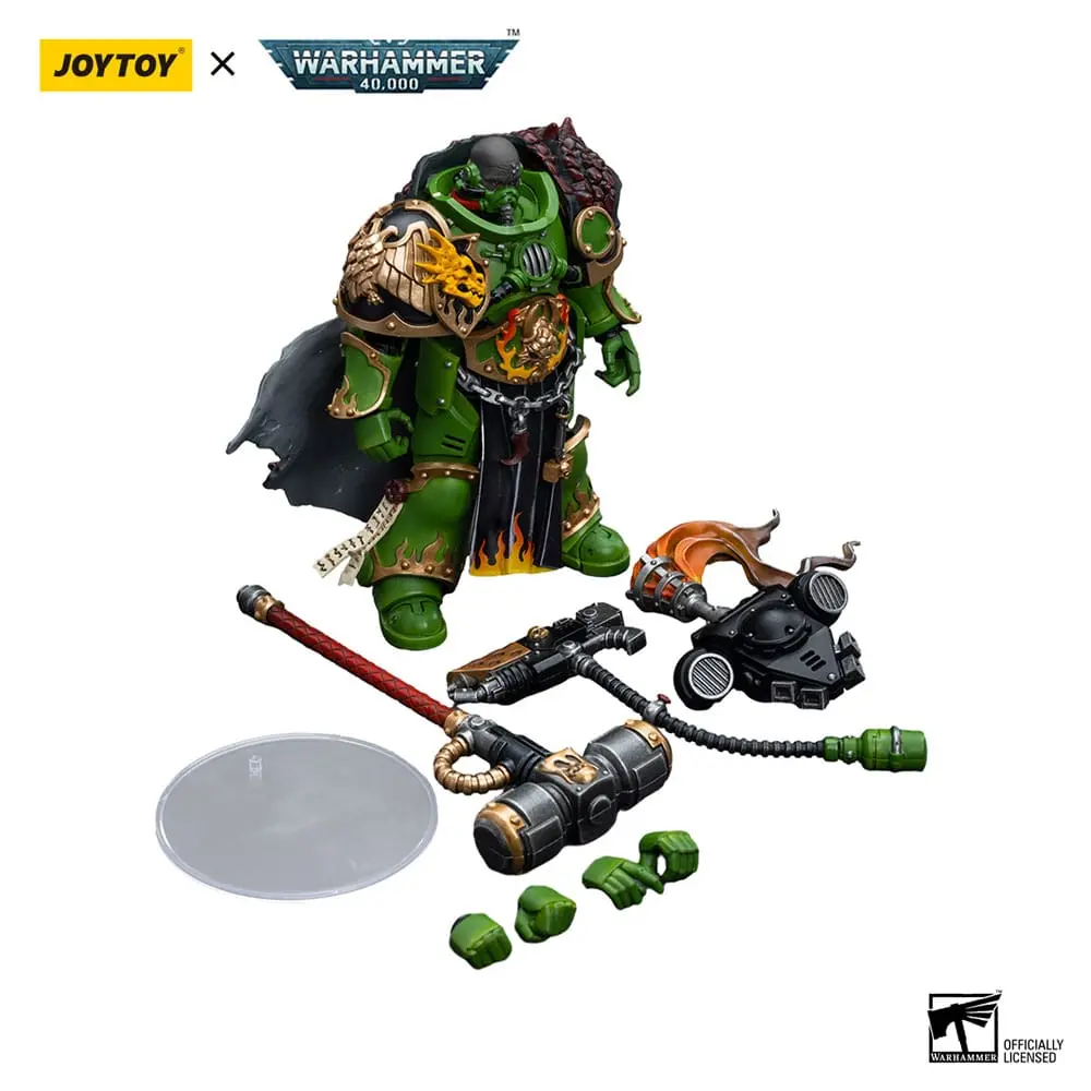 Warhammer 40k 1/18 Salamanders Captain Adrax Agatone akciófigura 12 cm termékfotó