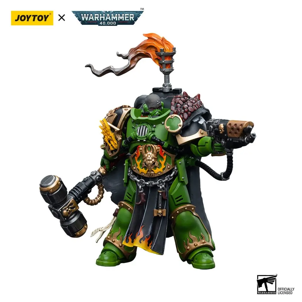 Warhammer 40k 1/18 Salamanders Captain Adrax Agatone akciófigura 12 cm termékfotó